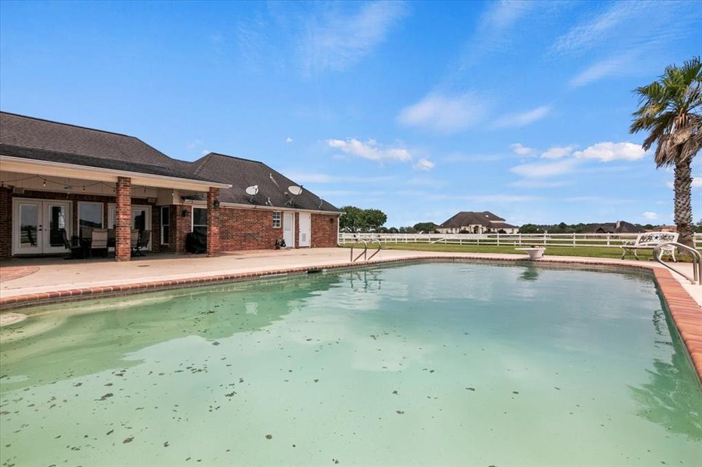 Large Pool in the backyard