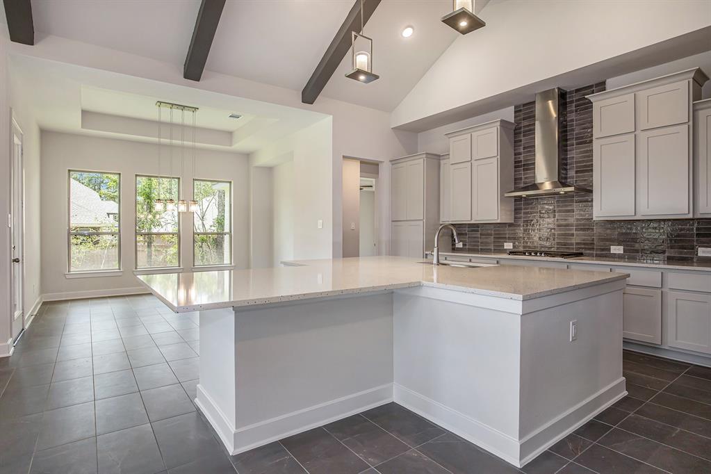 Kitchen and dining area