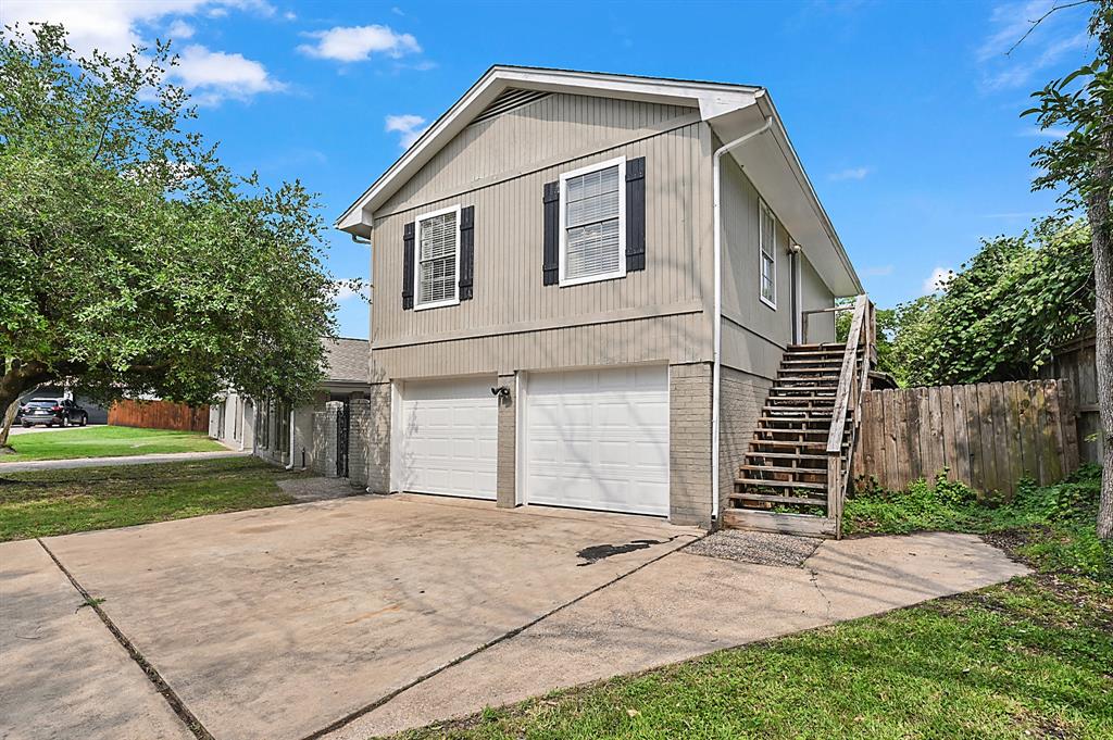 But wait! There is so much more. This two car garage has brand new doors