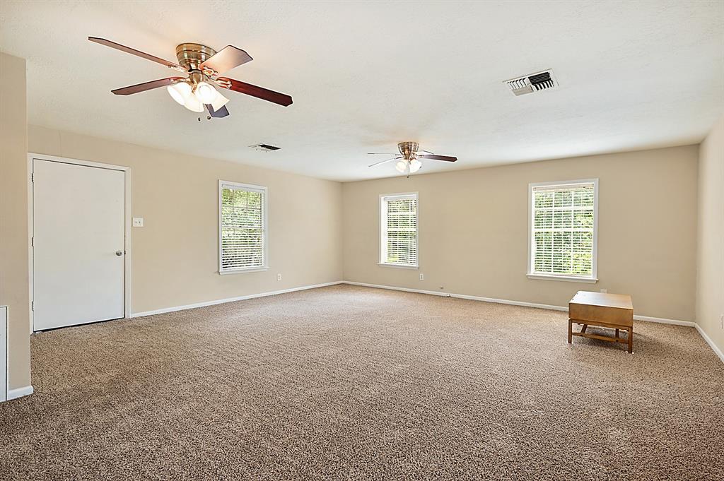 Plenty of space for a living room and a sleeping area...