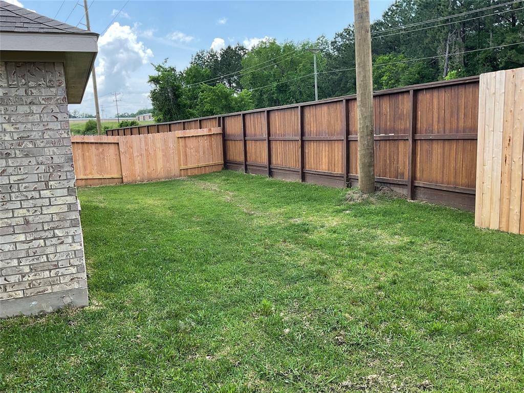 Good size Fenced Backyard