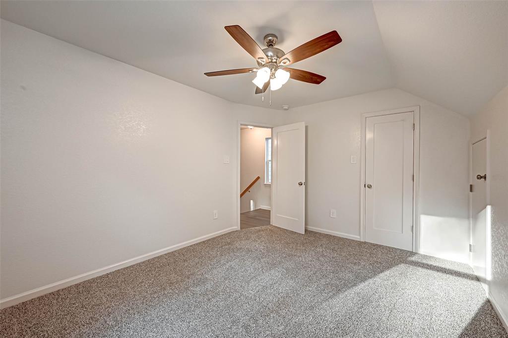 3rd Bedroom upstairs with easy access to attic.