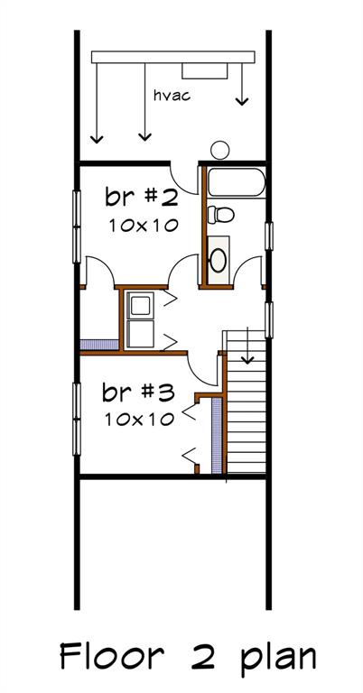 Upstairs Floorplan