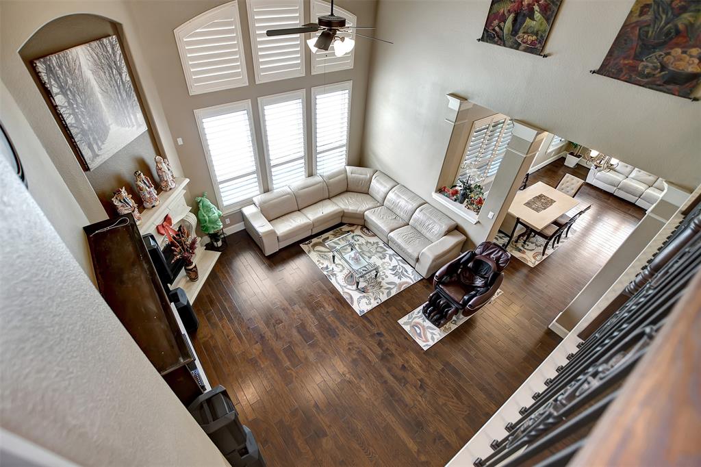 Overlooking family room