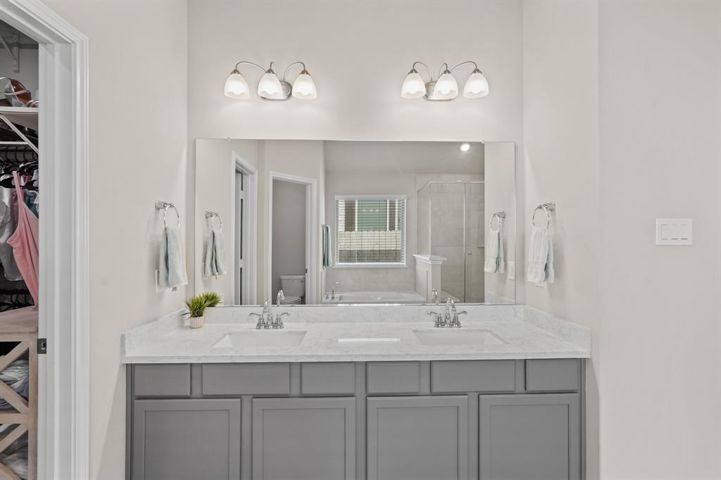 Dual vanities allow for each to have their own space