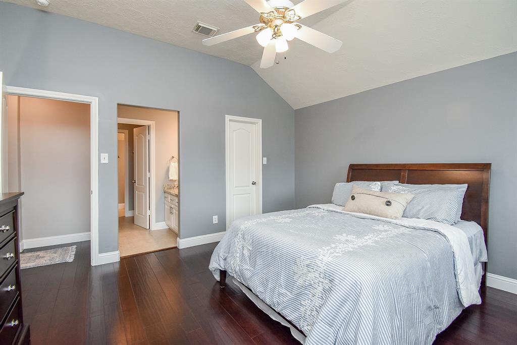 This sublime secondary bedroom/bath is perfect for family and special company.