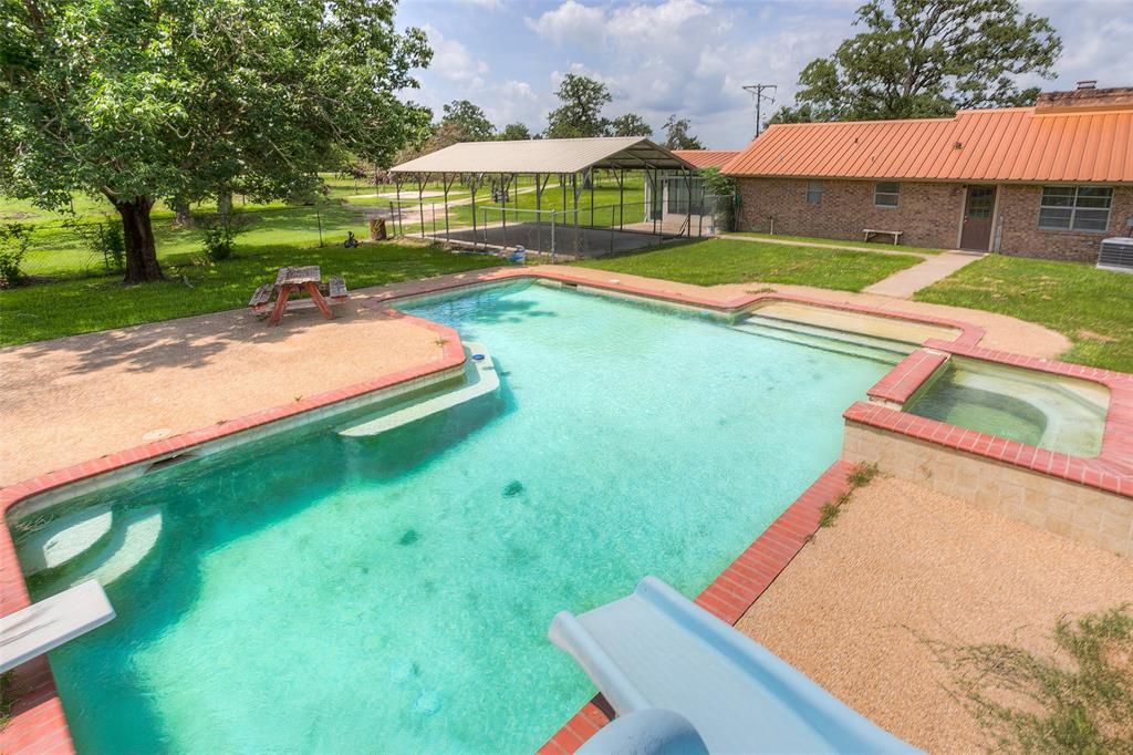 Pool completely fenced, separately