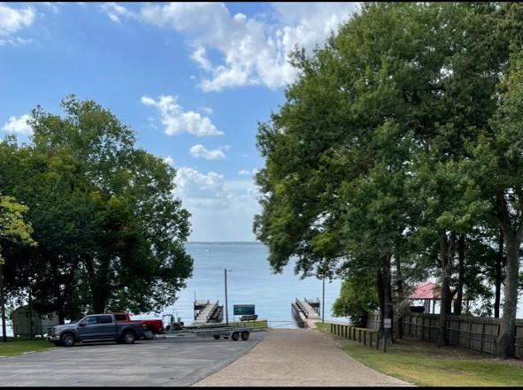 Residents private boat launch and fishing pier