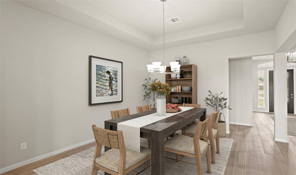 Elegant dining room