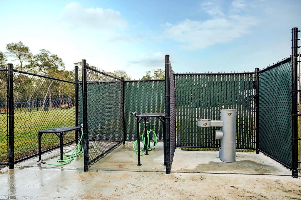 Bark Park at Countryside offers fenced areas for small and large dogs.