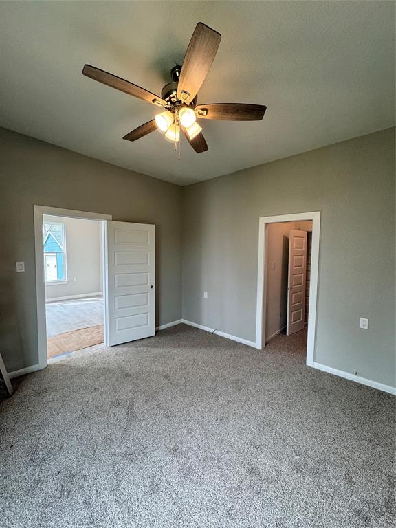 Primary bedroom off the living room