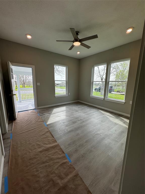 A look back towards the front of the house front the kitchen doorway