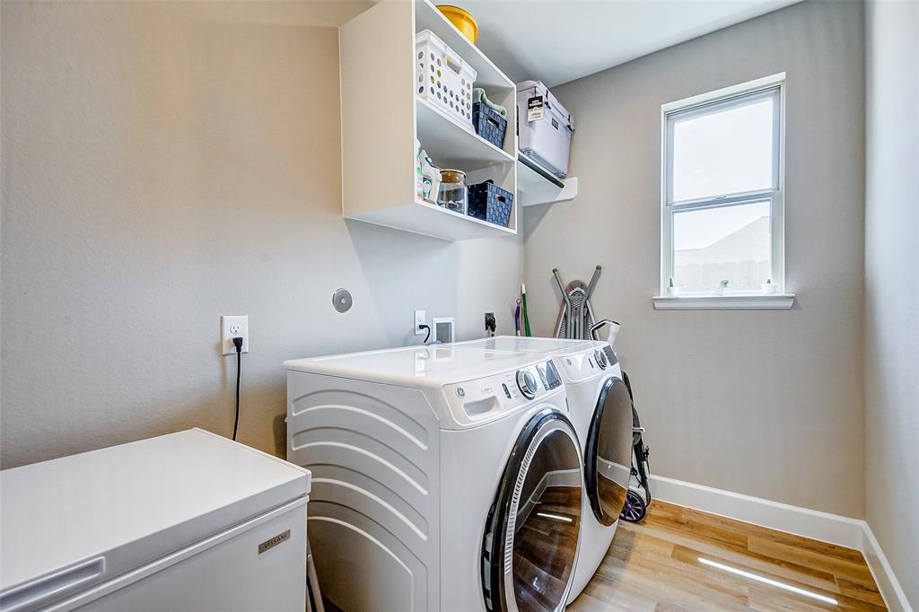 Utility room with enough room for second refrigerator!