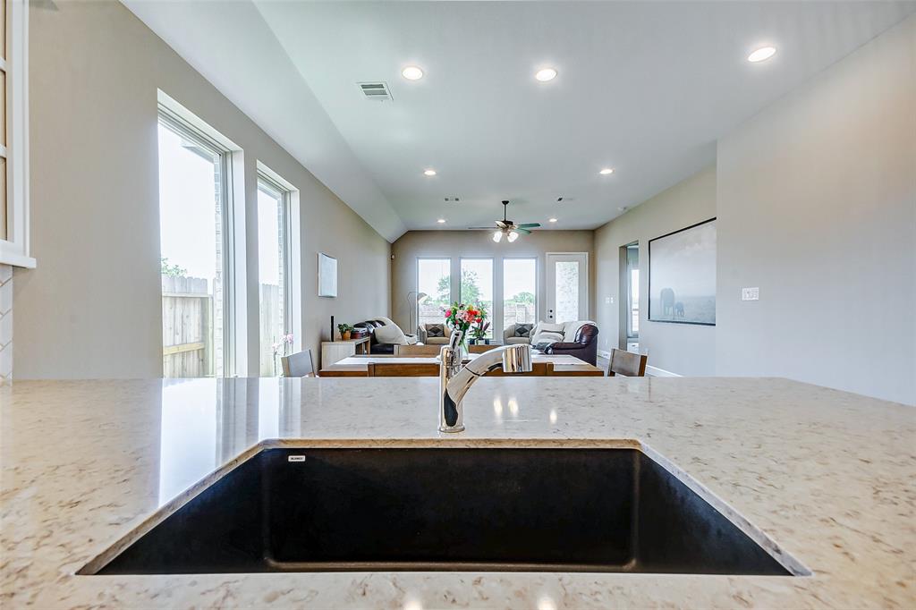 This Blanco sink was also added by the homeowners.