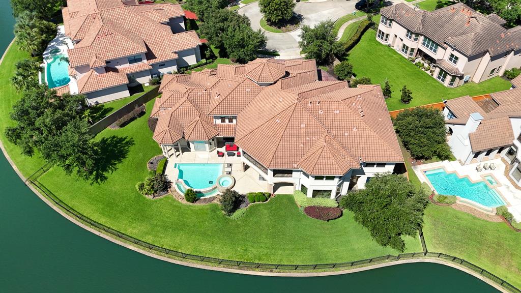 Another amazing aerial view showcasing the abundance of space, pool/spa and more!