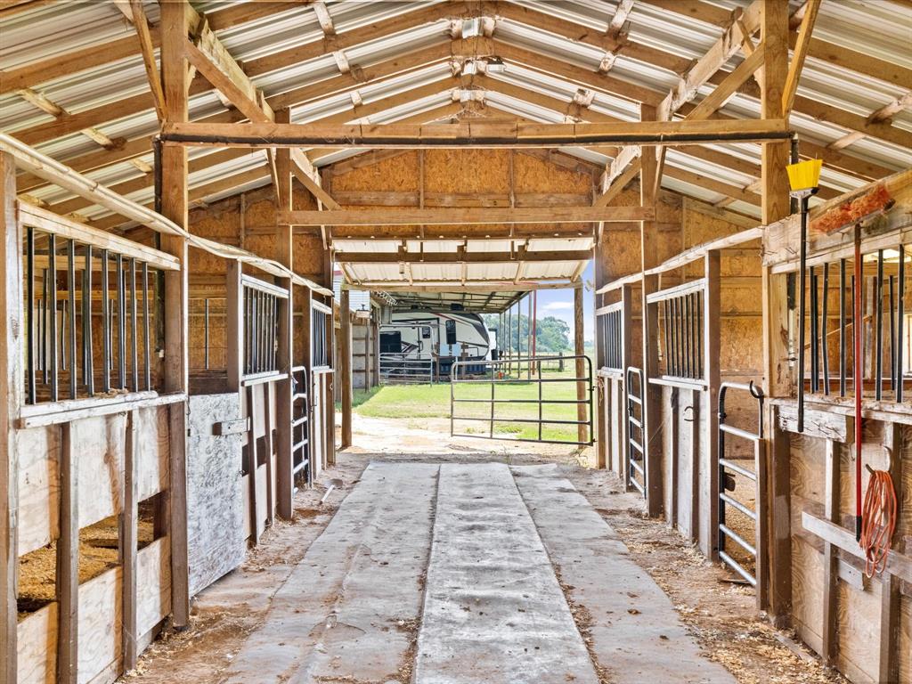 Horse Stalls and Tack Room