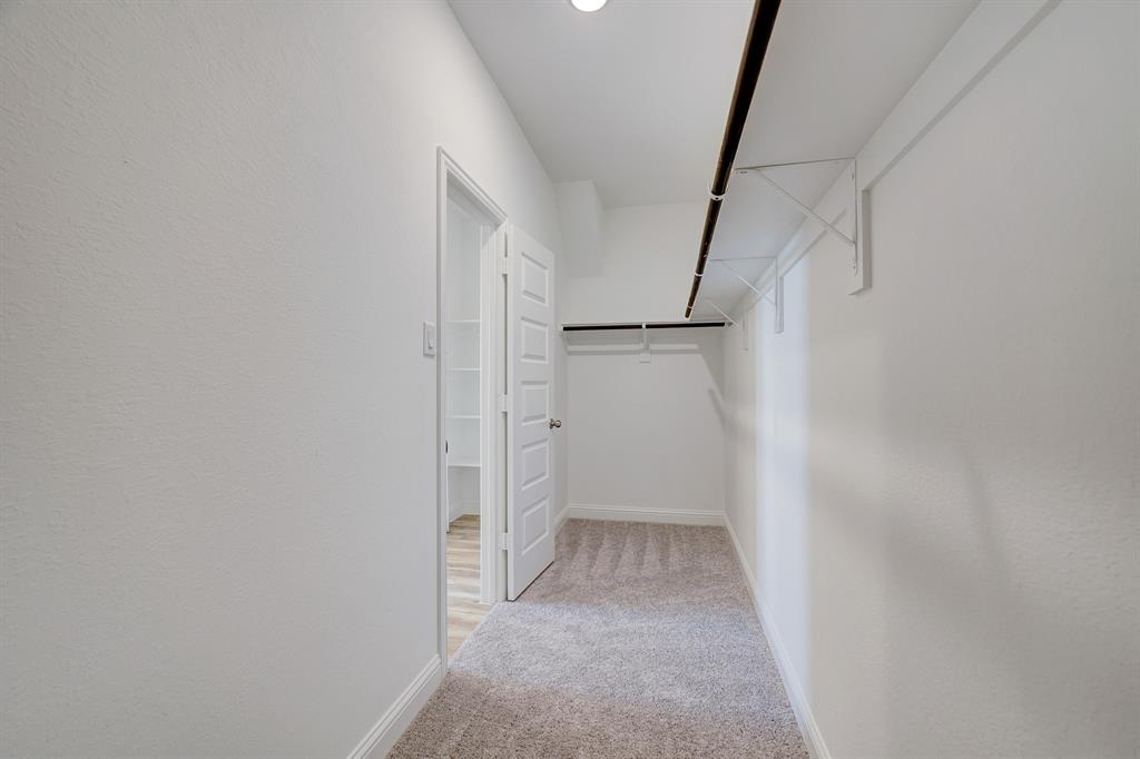 Walk-in closet with tons of space!