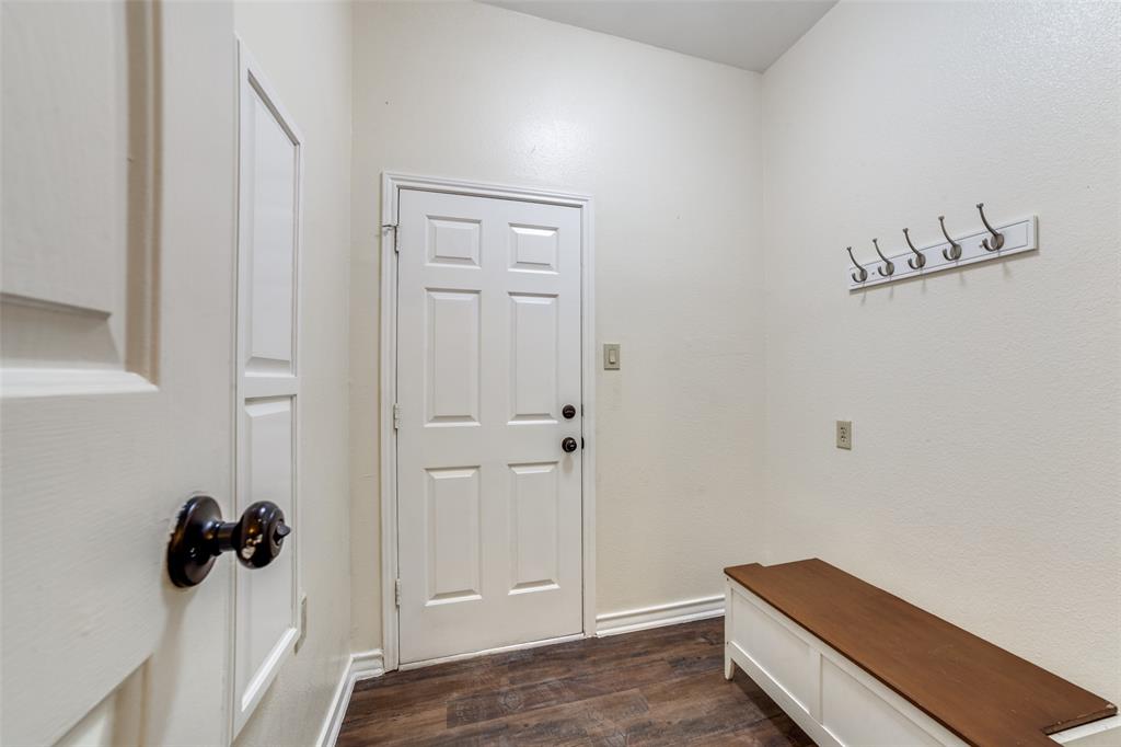 Mud room from Garage