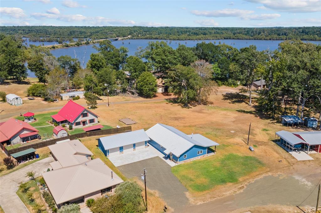 Aerial view of home & property