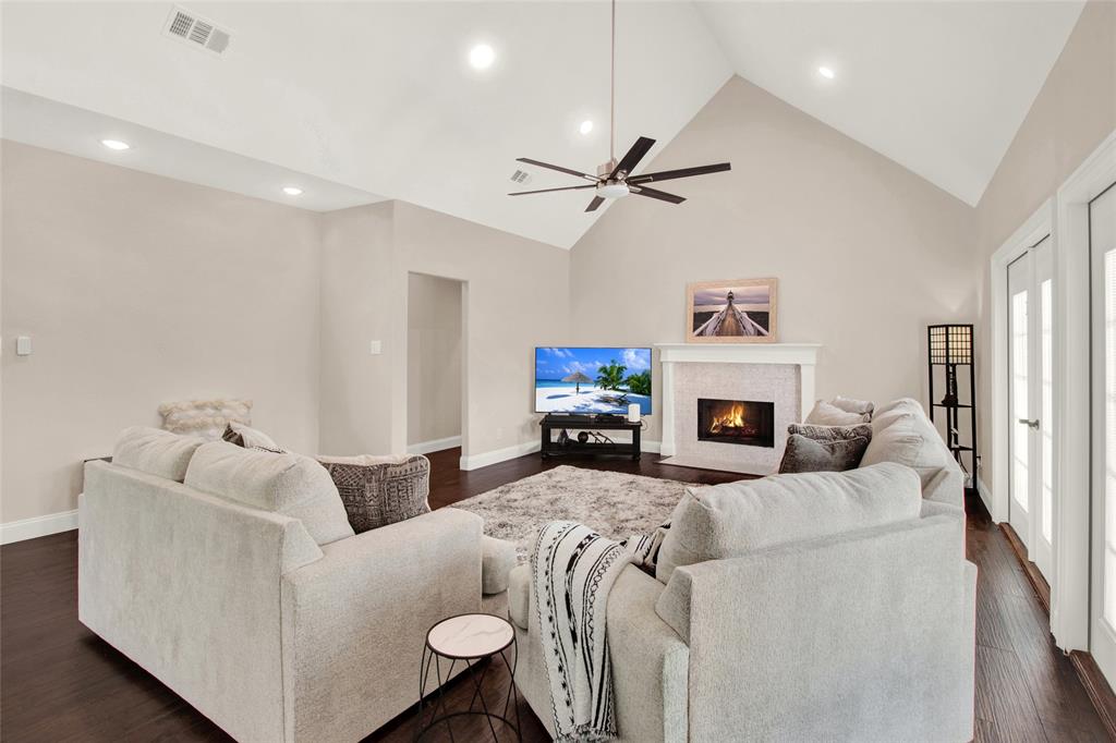 View of Family Room from Kitchen