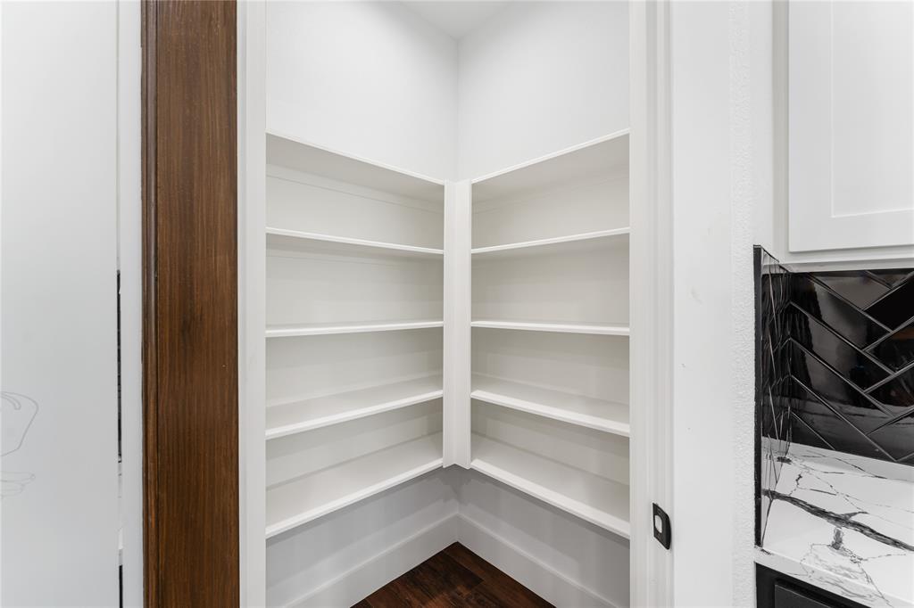 Walk-in pantry.