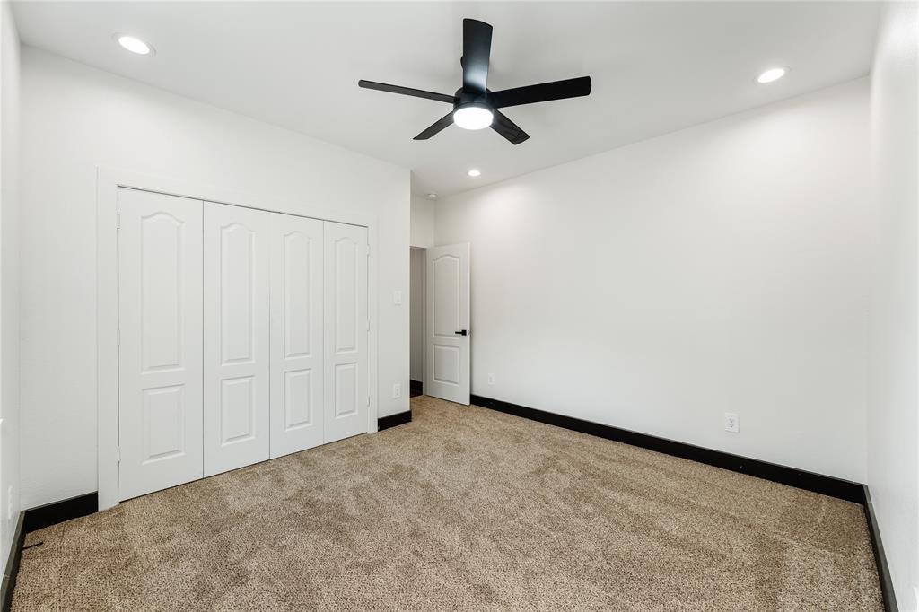 Another good size closet with paneled doors.