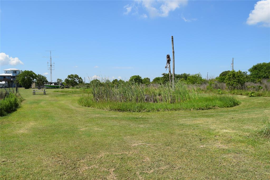 Property line and pond