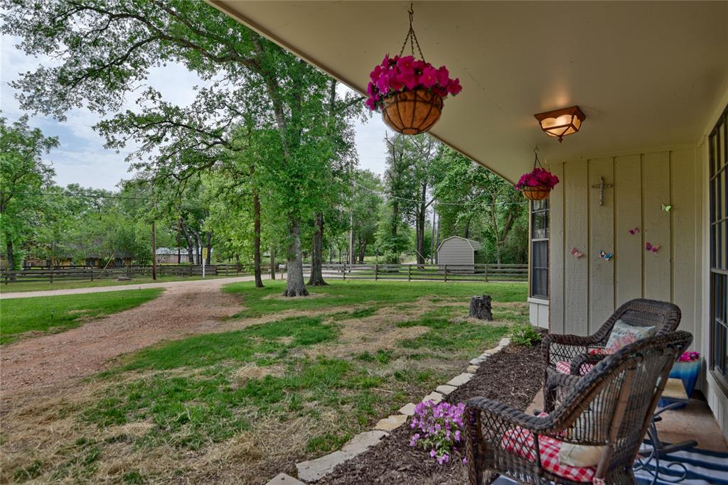 Cozy front porch