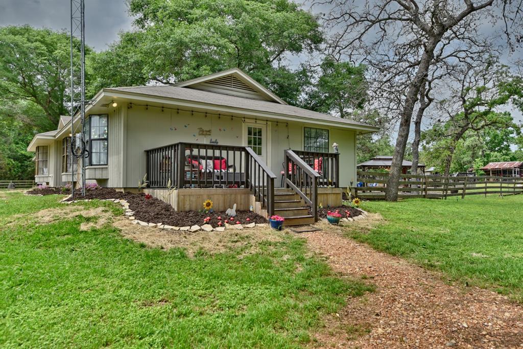 Adorable side deck is perfect for sipping your morning coffee while you watch the deer in your pasture1