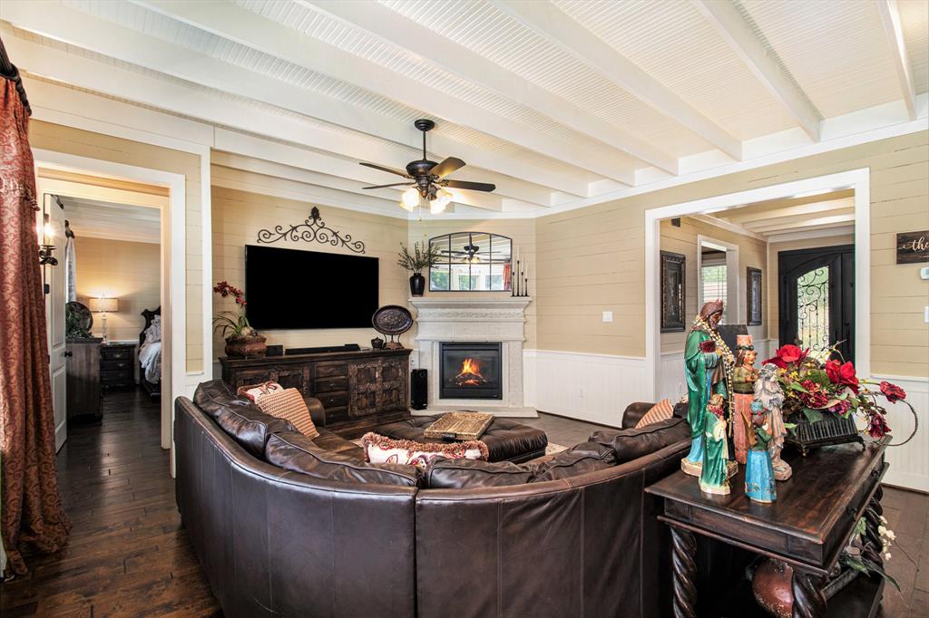 Another view of the Living Room with Fireplace