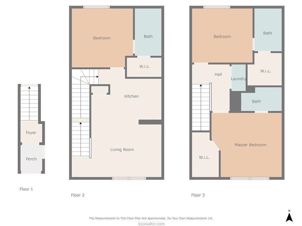 All-levels floor plan