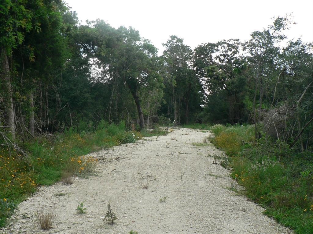 Crushed cement driveway