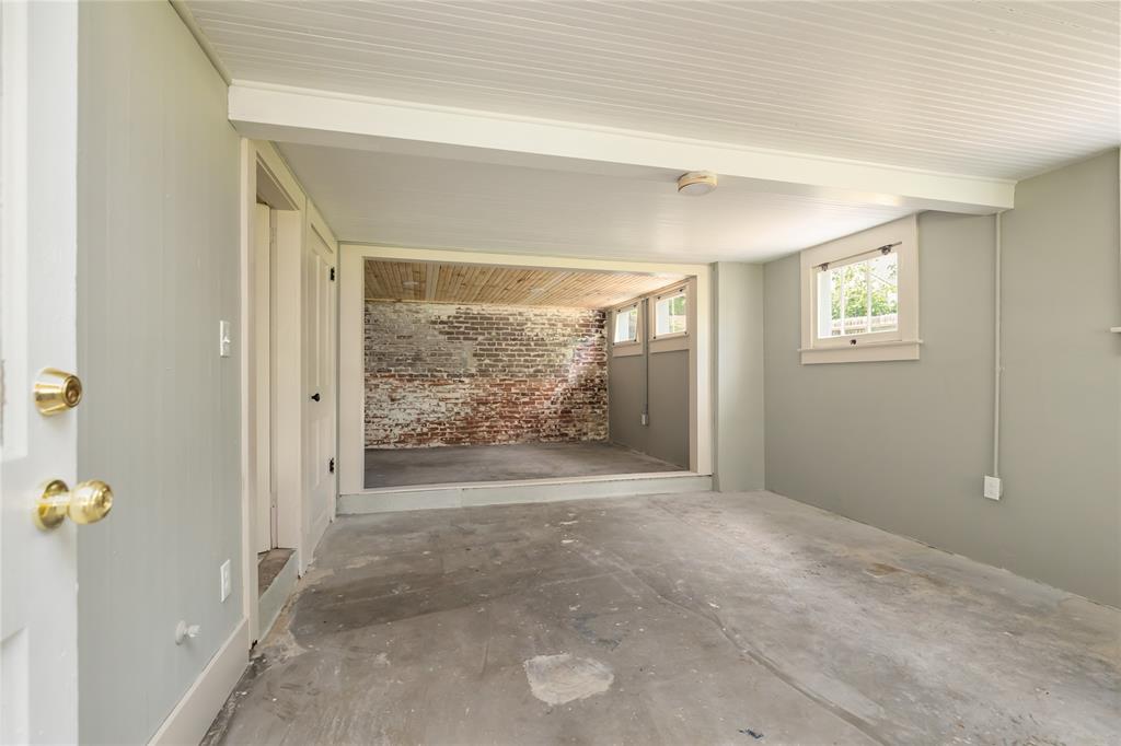 Refinished basement