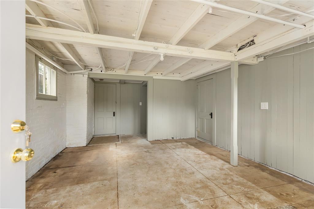 Refinished basement