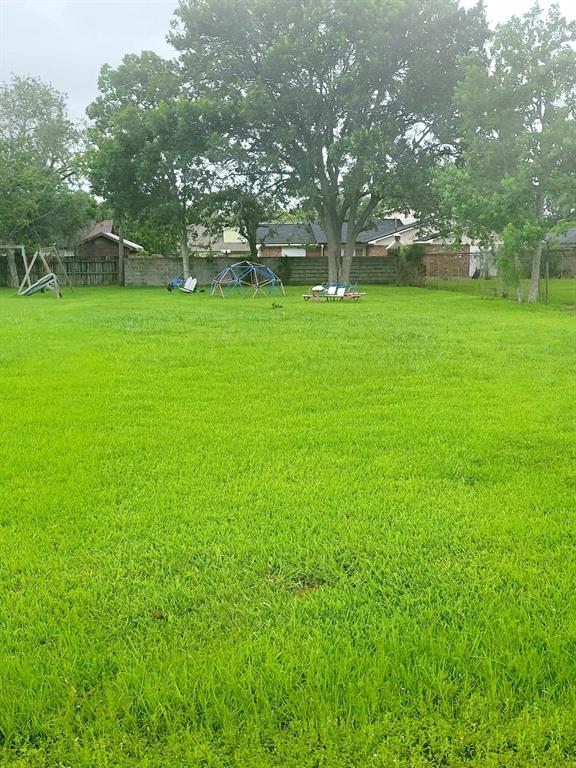 View of your green grass and large trees on your lot!