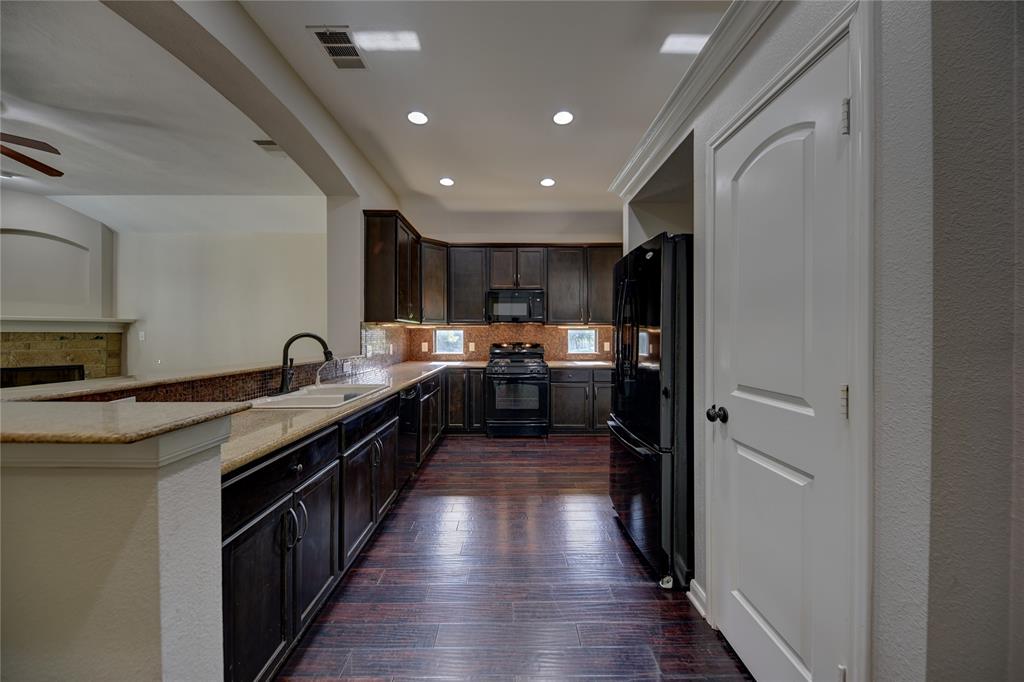 Pantry and open floor plan