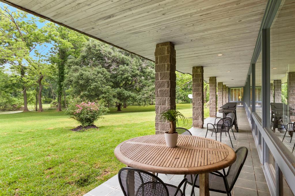 Another view of the incredible outdoor living area. The extended outdoor living space will accommodate “multiple” seating and dining areas to host large gatherings.