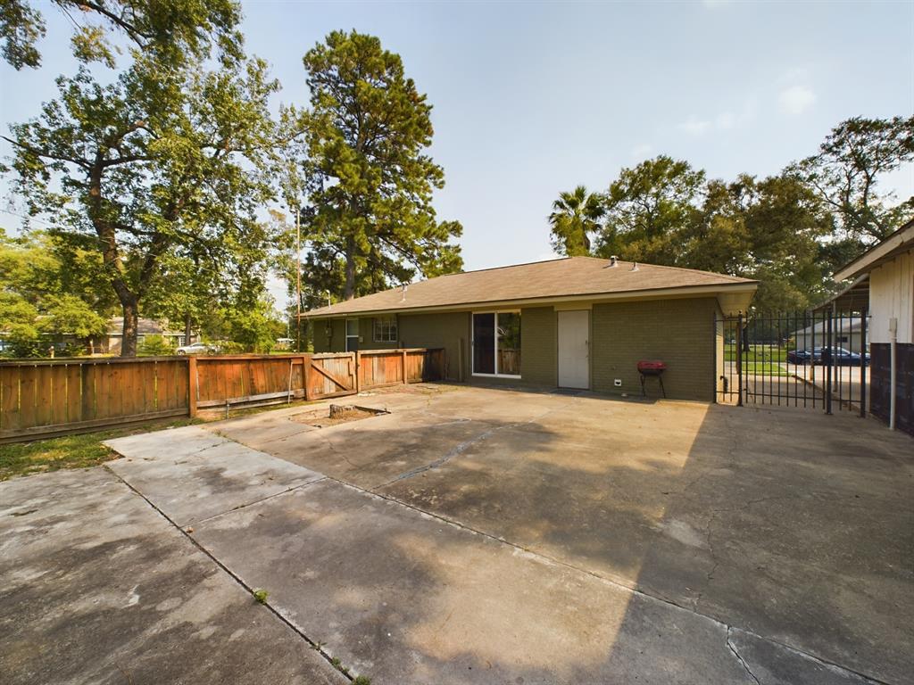 View from Patio to House