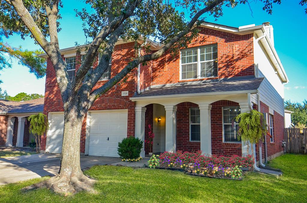 Spacious 2 story home with front porch elevation located in the community of Canyon Lakes Village just off of Barker Cypress Rd. Beautiful tree lined streets guide you to this home with a fully fenced back yard with extended back patio for outdoor entertaining. Full Sprinkler system for easy lawn maintenance too! Interior features include laminate wood floors in main living areas, corner gas start fireplace in den, open concept kitchen with breakfast room,stainless appliances, washer, dryer and refrigerator included. Deep freezer in pantry area stays too. Upstairs features 3 spacious bedrooms including the primary that is large enough for a sitting area and boasts two closets. The primary bathroom features jetted tub,separate shower and dual sinks. Gameroom is located at the top of stairs and has a large closet for storage. Can be used as playroom, home office and more. Cy fair schools, quick location to 290, close proximity to Town Lake Center and so much more! Apply today!