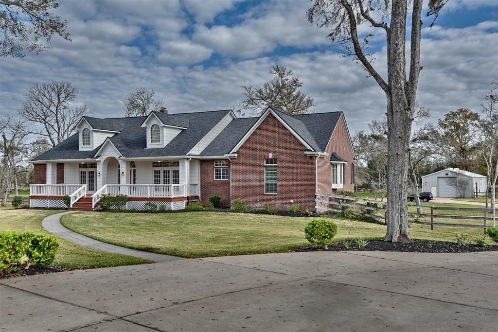 This gorgeous home is filled w/Southern charm & is nestled on a sprawling 6.97 acs in the highly sought-after Burleigh Plantation area of Bellville! The delightful 3/2 residence offers a perfect blend of comfort & first-class country living & is situated on a peaceful cul-de-sac. Step inside to find a spacious formal dining rm, cozy den, & welcoming family room – the ideal setting friends to gather. You'll love the convenience of the office space, perfect for working remotely & the bright breakfast rm just off the kitchen provides a lovely spot to enjoy your morning coffee while soaking in the beautiful views. Porches overlook the well-manicured grounds & the barn offers plenty of possibilities for hobbies or storage. With ample outdoor space, there’s room for gardening, outdoor activities, or simply enjoying the beauty of nature.  A meandering wet weather creek adds to the natural beauty of the landscape.  Don’t miss the opportunity to make this enchanting country retreat your own!