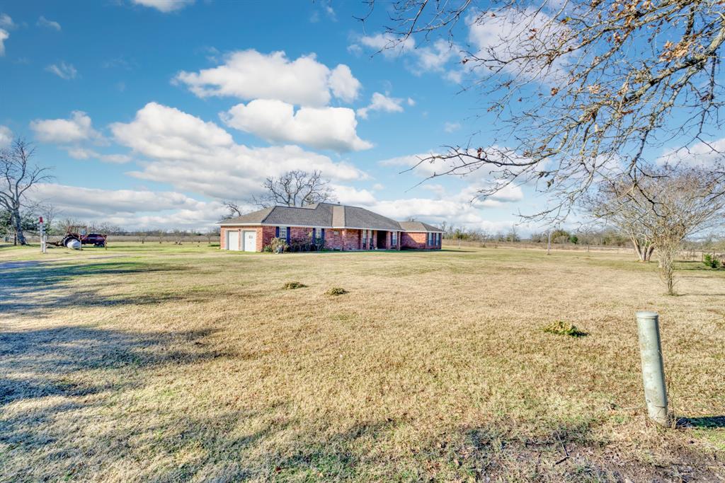 Welcome to The Cottonwood Ranch where this meticulously maintained 22+/- acre Madison County property just outside of Bryan/College Station offers beautiful views, scattered, mature oak trees, level topography, and nice pastures.  Enter from Hwy 21 down the private drive to this secluded, hidden gem to quite country living with no restrictions. Discover the Single-Story Brick and Hardiplank home which features 4 Bedrooms, 3 Full Bathrooms, a 2-Car Attached Garage, breakfast and formal dining areas, large kitchen with island cooktop, custom cabinetry, wood burning fireplace, a separate office/music room, and a separate outdoor Storage/workshop with electricity.  The ranch presents approximately 95% open with pastureland where an agriculture exemption for livestock is already in place and perimeter and cross fencing.  The property has evidence of various of types of wildlife to include whitetail deer and hogs.  Located approximately 10 minutes from Madisonville and 40 minutes from BCS.