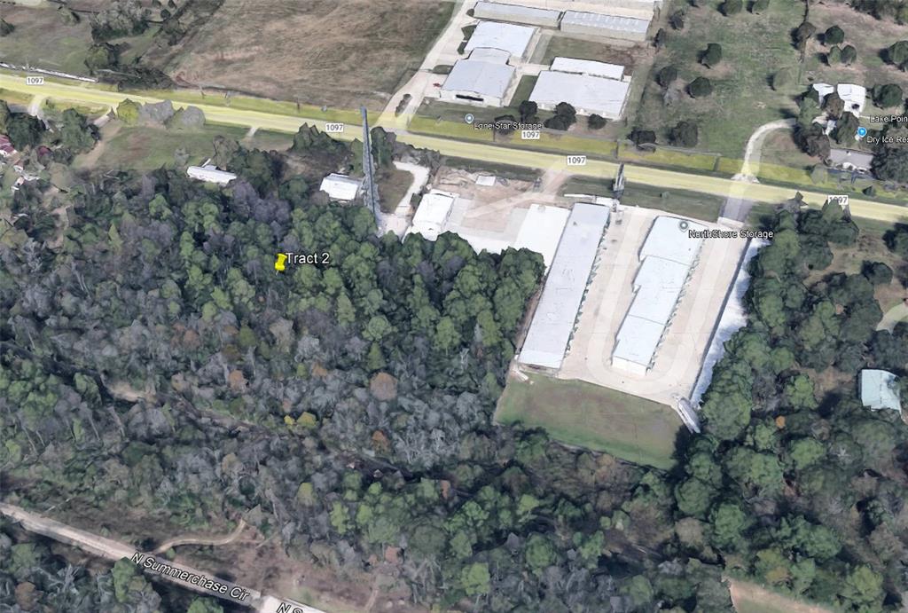 This property has road frontage on FM 1097 Rd W. 
Many opportunities for storage, retail, single family residential, or several more.