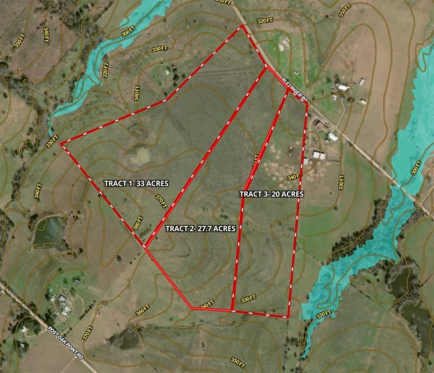33 Acres, Tract 1:
This acreage has it all and is ready for you to build your house! The views are incredible from the hilltop. You can see for miles. 

*Unrestricted*

It has two ponds that were redone. This entailed cleaning them up, new dams, reshaping and redoing the bottoms.

5, 30 gallon live oak trees were planted; 2 trees were planted by the ponds. 

Water Meter Available

Electricity is on the property.

Currently ag exempt

No flood plain on this property per the FEMA flood map.

Listing agent is the owner.