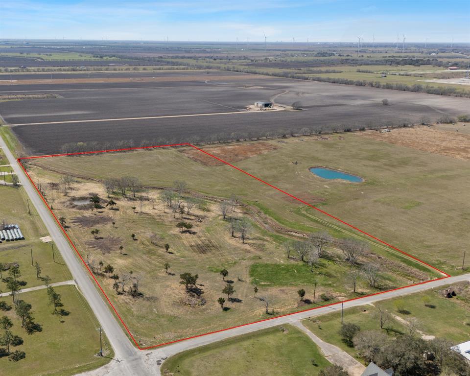 13.292 Acres in a very desirable area, just outside of Bay City, TX.  One drive down Bucks Bayou Rd. will show, this area is prime with new growth and development.  
Bee aware of the bee hives on the Southeast corner of the property.  The bees can be aggressive if you get too close.  
This property is currently in Agriculture property tax status for Hay.  The bees need ~2 more years before they can be claimed as Agricultural.