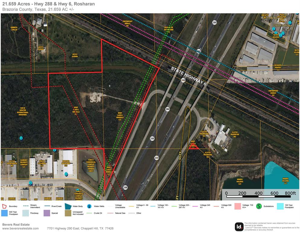 Located in the heart of one of the fastest-growing markets in Texas, this 21.6-acre parcel of raw land offers a prime opportunity for commercial development. Situated just minutes from the rapidly developing Manvel Town Center, this property is perfectly positioned to capitalize on the area’s expansion & increasing demand for retail, office, and mixed-use spaces. The land provides ample frontage along major roads, making it an ideal location for a variety of commercial ventures. The site is surrounded by residential growth and is poised to benefit from the continued development of the surrounding infrastructure, including new businesses, schools, & residential communities. Whether you’re looking to develop retail, office, or multifamily properties, this parcel offers the flexibility & size needed for large-scale commercial projects. Manvel’s dynamic growth, along with its proximity to major highways and Houston, enhances the property’s investment potential.