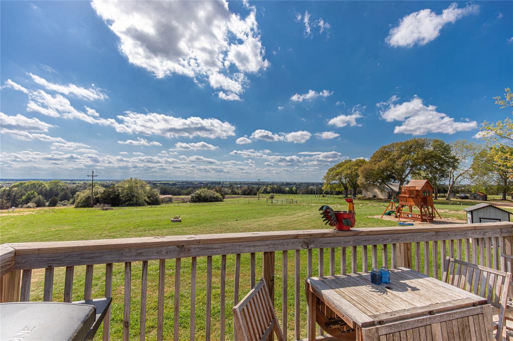 S Loop 497 W Bellville, Texas Hands down, this property offers some of the best views in Kenny, TX—pictures don’t do it justice! Situated on 6 acres (to be surveyed from a larger tract, so acreage is negotiable), a 2012 mobile home with 3 beds and 2 baths sits perfectly positioned to take in stunning sunsets and sweeping views from the back porch. The open-concept layout and above-ceiling ductwork ensure both comfort and functionality. Live in the home as-is or move it off and build your dream house on this breathtaking site. Located just 10 minutes from Bellville and Brenham for shopping, dining, and entertainment, and only a short drive to the popular Kenny Store. Light restrictions to be put in place, storage sheds at back of 6 acres not included. Come see this one for yourself- smaller acreage like this is hard to come by.