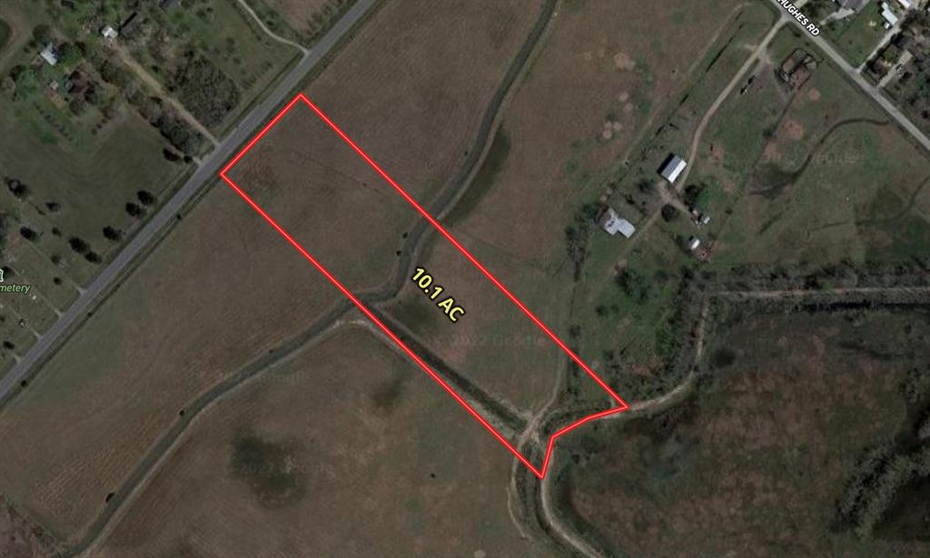 unrestricted. Close to new developments in Rosenberg.  This level, 10+ acre property is located in Fort Bend county and is just 10 minutes from Needville. Nearby attractions such as parks, historical museum and observatory for your family is just a few minutes away. Improvements and Features include a fenced interior with 5 strands of barbed wire, a culvert, and a gate. The property is 45 minutes from Houston. The tract is NOT in the flood zone. Road Frontage Approximately 356 ft. Make it want you want!