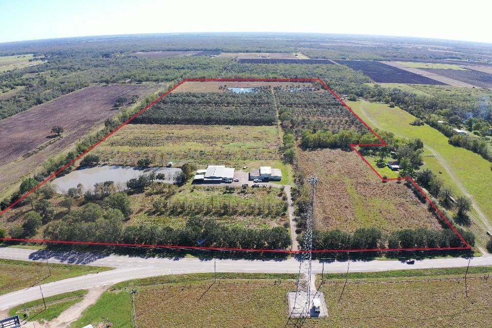 Invest in the future with this prime 65+/- acre HOMESITE or development opportunity on FM 1462 in Fort Bend County and zoned to Needville ISD! This tract is 5.5+/- miles south of the proposed Grand Parkway/Hwy 99, 7.5 miles from the master planned Austin Point subdivision and 700+/- feet from the intersection of FM 762 and FM 1462 which connects Hwy 36 and Hwy 288. This AG EXEMPT property features 2 structures, 1 is a 9,562 SF commercial building w/ living area, offices, warehouse space, & more, a variety of over 200 trees, 2 large ground water-filled ponds w/ fountains, a 4" water well w/ 500 gallon tank, grass covered gravel road and the rear 25+/- acres is fully fenced! Per FEMA flood maps, the property is completely out of the flood hazard area except for 1+/- acres in the SW corner in the 500 year flood zone. With this area being primed for growth plus all the great improvements, this property is ideal for a gorgeous HOMESITE or residential/commercial development. Contact us now!