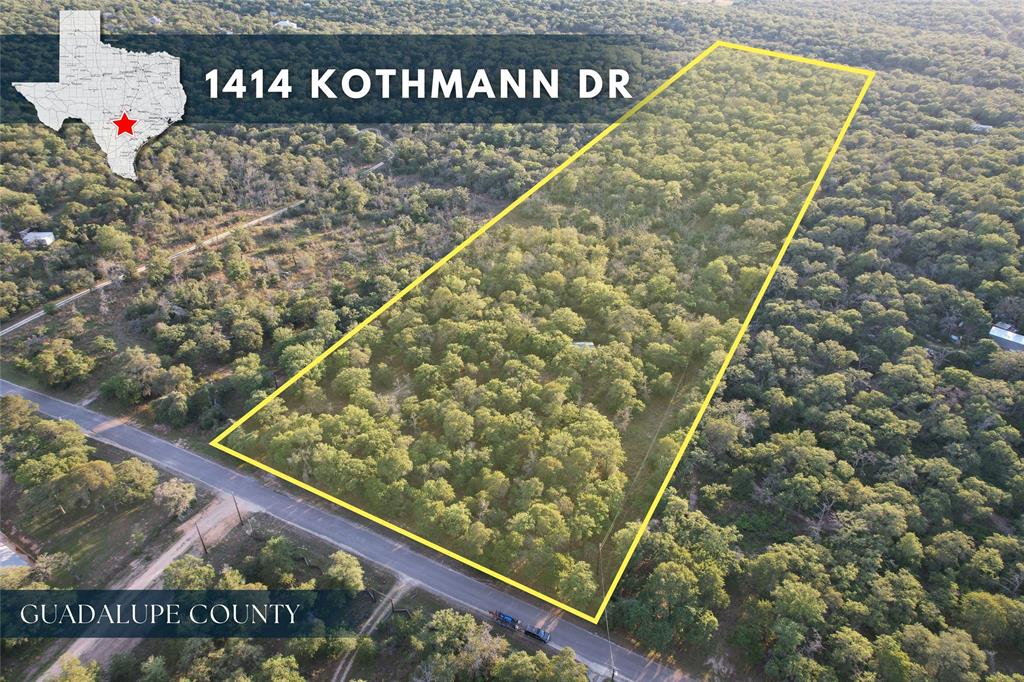 1414 Kothmann Drive Seguin, Texas Come experience quiet & peaceful Texas countryside living at it’s finest! Just outside of Seguin City - with NO HOA on your own private slice of heaven! Animals WELCOME! Electricity and water in service and ONSITE! Beneath the BOLD and Bright Texas stars you’ll find this country acreage the gateway to your own secluded paradise! Hunting Cabin onsite, well fitted for making memories! Teeming Wildlife, NO Floodplain and STUNNING sunsets make this Perfect for the weekend getaway and custom home site. Multiple TRACTS available for purchase if you need a little more space! Enjoy the MORNING VIEW over a steaming cup of coffee while watching the wild deer, turkey, and hog wander through the pasture. Native Trees Grasses, with easy access via County - maintained road and NO flooding concerns. Minutes from San Antonio and Austin! Experience TEXAS Countryside enveloped in serenity and beckoning you to a slower pace of life.