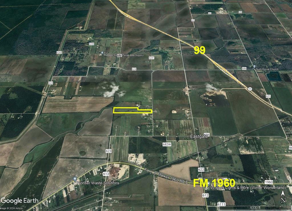 Paved road frontage and unrestricted! Blank canvas just waiting for you.
The location of the tract offers accessibility and visibility for a  future private homesite, investment or commercial opportunity just outside of Dayton, Texas. The tract is less than 2 miles from the Grand Parkway and just north of FM 1960. Tailor the tract to fit your use.